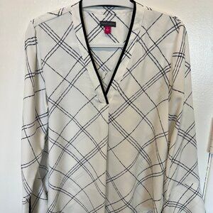 Women's V Neck Suit Blouse